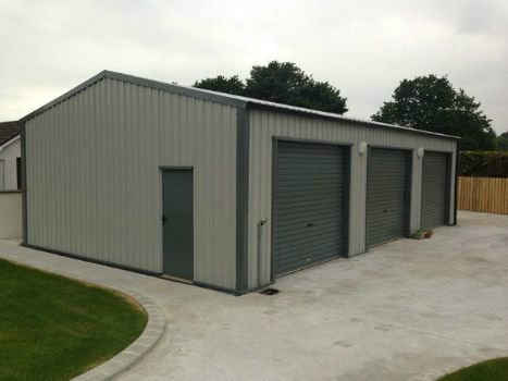 Metal Shed - pvc-coated Metal Cladding Finish